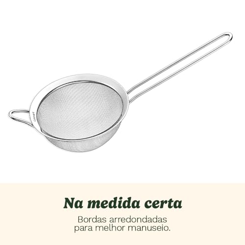 Cuisinart, Mesh Strainers, Stainless Steel Mesh Strainers for Kitchen, Fine Mesh Kitchen Strainer Set for Sifting, Straining and Cooking, Ctg-00-3Ms, 3 Count