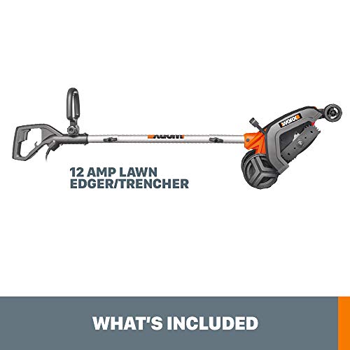 WORX 12 Amp 7.5’’ Electric Lawn Edger & Trencher, Corded, WG896