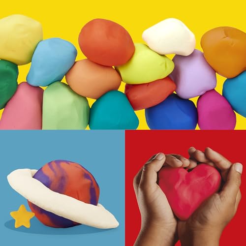Play Doh Bulk Handout 42-Pack of 1-Ounce Modeling Compound Cans, Back to School Gifts, Prizes, & Party Favors, Kids Arts & Crafts, Preschool Toys, Ages 2+ ( Exclusive)