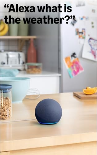 Echo Dot (newest model) - Vibrant sounding speaker, Designed for Alexa+, Great for bedrooms, dining rooms and offices, Deep Sea Blue