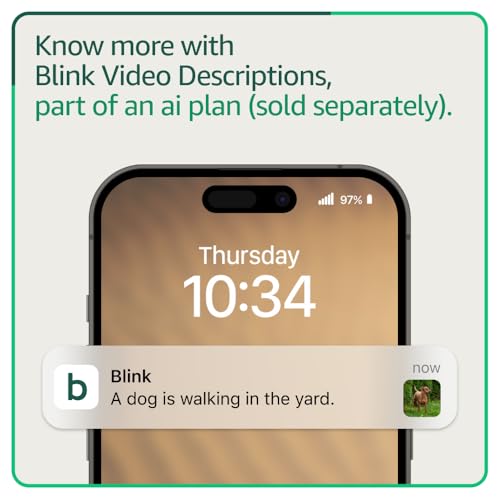 Blink Video Doorbell (newest model) – Head-to-toe HD view, two-year battery life, and simple setup. Required Sync Module not included – Add-On (Black)