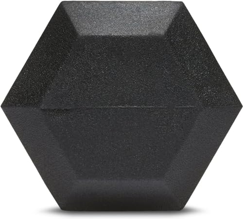 Basics Rubber Hex Dumbbell Hand Weight