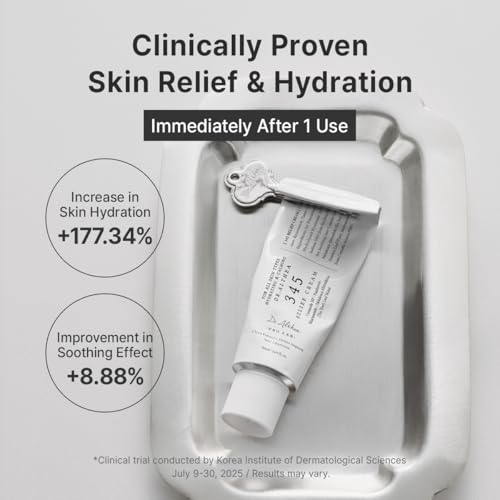 Dr.Althea 345 Relief Cream | Daily Face Moisturizer for Soothing Recovery and Blemish Care with PDRN & Niacinamide | Korean Vegan Skincare for All Skin Types, 1.69 Fl Oz (Ver.2 - Pack of 1)