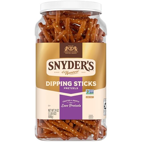 Snyder's of Hanover, Pretzel Dipping Sticks, 24 Oz Canister