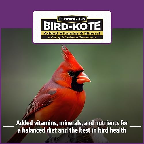 Pennington Pride Songbird Nut & Fruit Blend, Wild Bird Seed for Outside Feeders, Advanced Nutrition Formula for Health, Bird Food, 10-lb. Bag