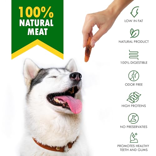 Beloved Pets Sweet Potato Dog Treats & Healthy Chicken Chews 10.6 Oz - Puppy Snacks & Soft Bones for Large, Medium & Small Breeds - Natural Dog Food & Grain-Free, Rawhide-Free Training Jerky Wraps