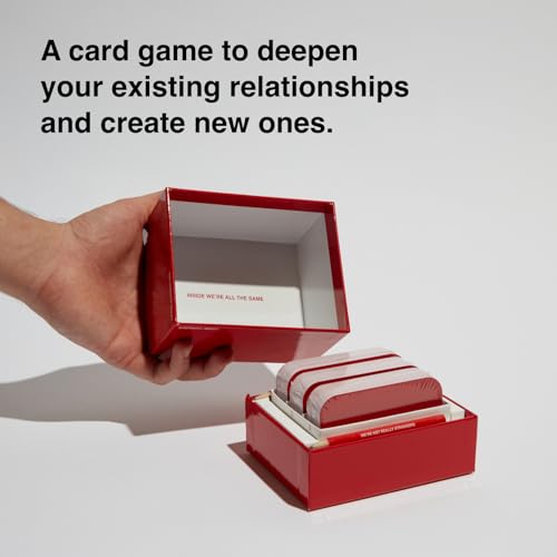 WE'RE NOT REALLY STRANGERS Card Game - 150 Conversation Cards for Adults, Teens, Couples, & Strangers - Icebreaker Questions for Game Night or Date Night, Ages 15+, 2-6 Players