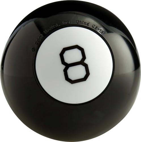 Mattel Games Magic 8 Ball Novelty Fortune-Telling Toy, Retro Look for Kids, Grown-Ups, Families, Parties & Travel ( Exclusive)