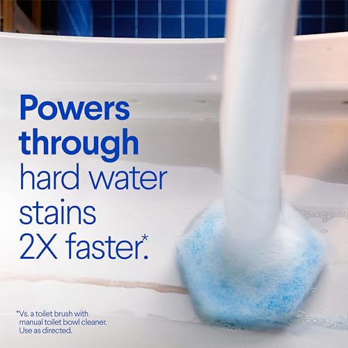 Clorox ToiletWand Disposable Toilet Cleaning System, ToiletWand, Storage Caddy, Toilet Bowl Cleaner, 16 Disinfecting ToiletWand Refills Scrubbing Pads