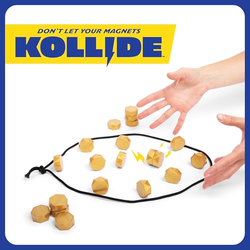 Kollide By Relatable, Exciting Magnetic Game for Family Game Night, Great Fun Games for Kids, Includes 1 Rope, 20 Magnets, and Instructions