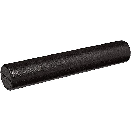 Basics High-Density Foam Roller for Exercise, Stretching and Muscle Recovery, 36 Inches, Black