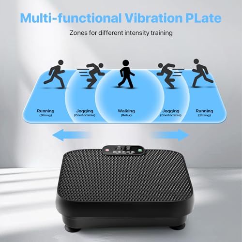 Vibration Plate Exercise Machine for Lymphatic Drainage Weight Loss,Whole Body Workout Vibration Fitness Platform,Mini Shake Plate,Sport Gym Fitness Equipment