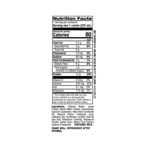 Warrior Kid Nutritional Protein Shake, Strawberry, Healthy Kids Snacks, 12g Protein, 0g Added Sugar, Vitamins & Minerals, No Soy Ingredients, Gluten Free, Non-GMO, 8.25 Fl Oz (6 Count)