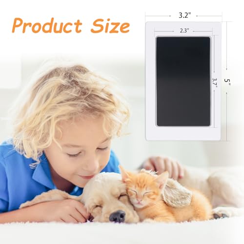 DeerZone Inkless Paw Print Kit,Dog Paw Print Kit,Dog Nose Print Kit,Clean Touch Ink Pads and Imprint Cards,Pet Paw Print Impression Kit for Dogs Cats Footprint Keepsake