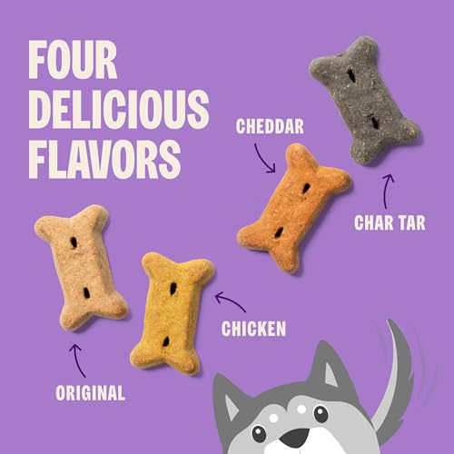 Wellness Old Mother Hubbard Classic Original Mix Dog Biscuits, Natural Training Treats, 4 Flavors, Mini Size, 3.8 lb Bag