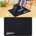 TOBWOLF Non-Slip Workout Mat for Ellipse Leg Exerciser, Ellipse Machine Mat, Exercise Mat for Under Desk Ellipticals, Suitable for Electric Seated Foot Pedal Exerciser, Stability & Floor Protection