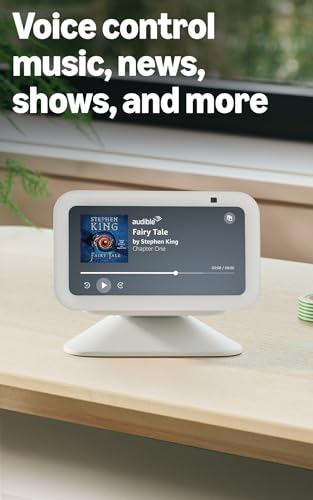 Echo Show 5 (newest model), Smart display, Designed for Alexa+, 2x the bass and clearer sound, Charcoal