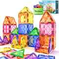 Magnetic Tiles Toddler Toys Magnetic Building Blocks for Kids Ages 3-12 STEM Educational Toys for Girls & Boys Sensory Toys for Kids with Autism Classroom Must Haves Outdoor Toys