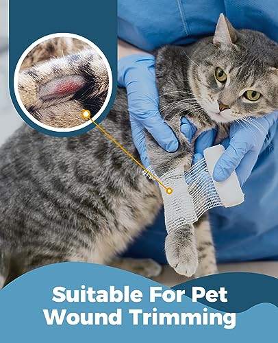 oneisall Pet Clipper for Cat Matted Hair, Pet Shaver for Cats Quiet Pet Clippers Waterproof Cordless Cat Clippers for Matted Long Hair with Storage Bag (Green)