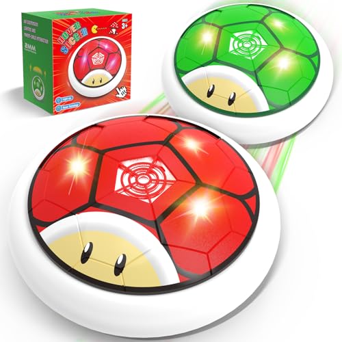 Boy Toys Hover Soccer Ball for Kids 2 LED Soccer Ball Toys Indoor Games Gifts for Boy Age 6-8, 8-12, Floating Football Birthday Gifts for 4 5 6 7 8 9 10 11 12 Year Old Kids Sport Toy