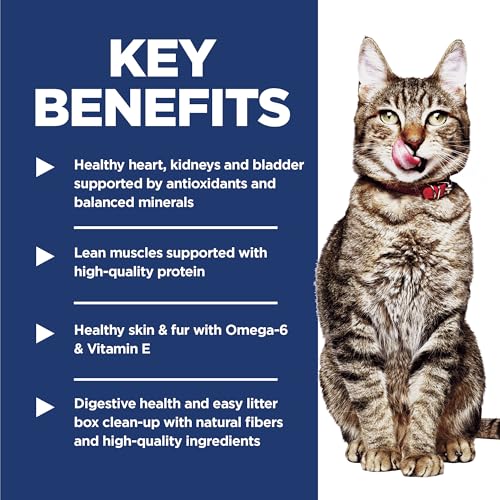 Hill's Science Diet Adult 7+ Indoor Dry Cat Food, Chicken, 7 lb. Bag