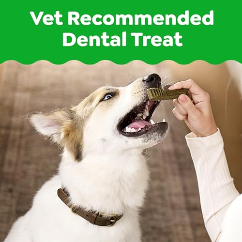 Greenies Dog Treats Veterinarian-Recommended Natural Dental Treats for Dogs, Teenie Size, Fresh Flavor, 12 oz. Pack, 43 Count