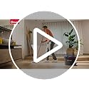 O-Cedar RinseClean Spin Mop & Bucket System + 2 Extra Mop Heads | Clean with Water | Removes 99% of Bacteria