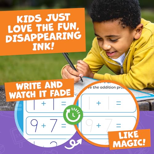 Magic Grooved Writing Practice for Kids Age 3-5 - Grooved Writing Books for Kids 3-5 - Handwriting Practice for Kids 5-7 - Tracing Books Toys for 4 Year Old - Preschool Learning Activities