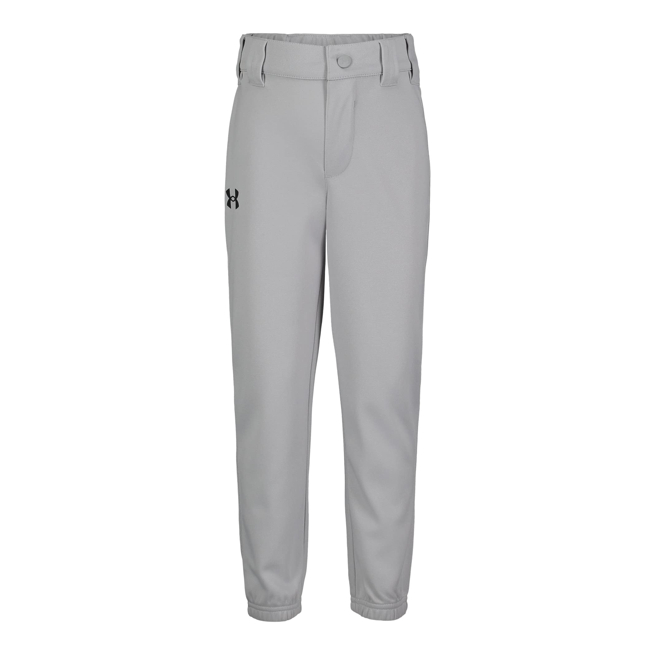 Under Armour Boys Baseball Pant, Belt Loops, Logo, Snap Closure, Comfortable & Durable