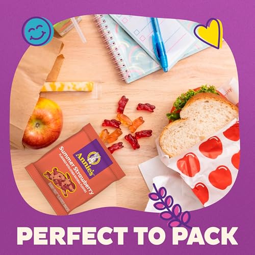Annie's Organic Bunny Fruit Snacks, Variety Pack, Gluten Free Snack, 22 ct, 15.4 oz