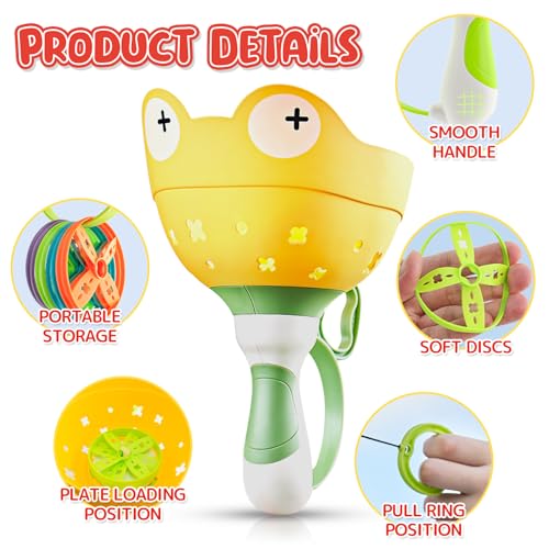 Outside Toys for Kids Ages 4-8 - Manual Capture Catching Game - Toddler Chasing Toy for Boys & Girls, Ages 3-7 - Outdoor Fun Family Games