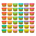Play Doh Bulk Handout 42-Pack of 1-Ounce Modeling Compound Cans, Back to School Gifts, Prizes, & Party Favors, Kids Arts & Crafts, Preschool Toys, Ages 2+ ( Exclusive)