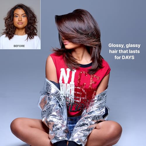 COLOR WOW Dream Coat Anti-Humidity Treatment Spray – Anti-Frizz Hair Smoothing Spray with Built-in Heat Protectant, Award-Winning Leave In Treatment for Glassy Smooth, Shiny Styles up to 3-4 Washes