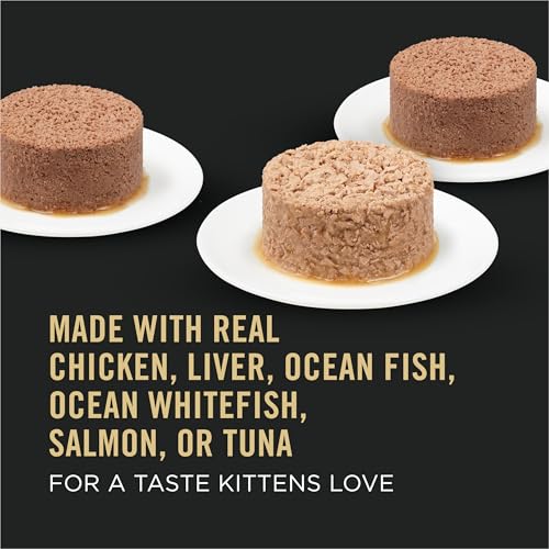 Purina Pro Plan High Protein Wet Kitten Food Variety Pack, DEVELOPMENT Kitten Favorites - (Pack of 24) 3 oz. Cans