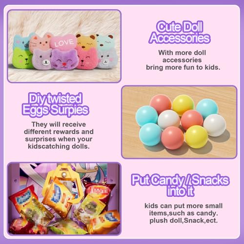 Vanvimen Claw Machine for Kids Girl, Vending Machines Toys for Girls 4 5 6 7 8, Unicorns Girls Toys Age 6-8, Arcades Game Party Toy Age 6-7,Ideas Birthday Gifts for Girl 4 5 6 9 Year Old