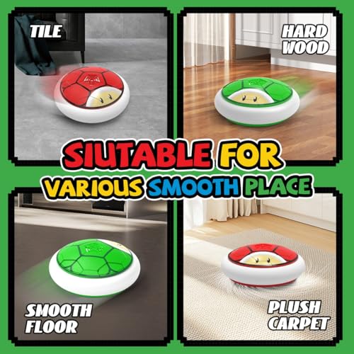 Boy Toys Hover Soccer Ball for Kids 2 LED Soccer Ball Toys Indoor Games Gifts for Boy Age 6-8, 8-12, Floating Football Birthday Gifts for 4 5 6 7 8 9 10 11 12 Year Old Kids Sport Toy
