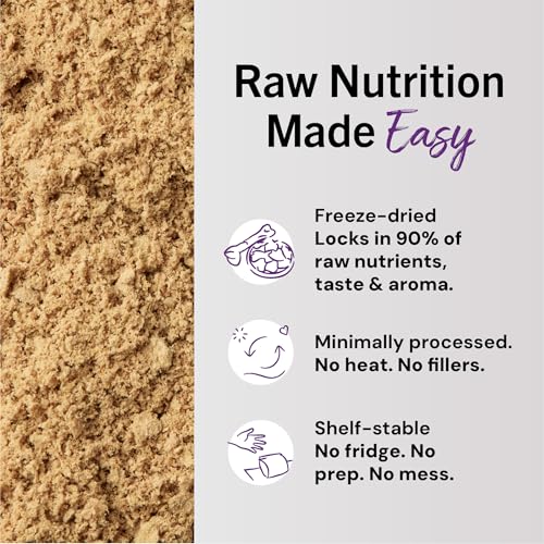 Stella & Chewy's Freeze-Dried Raw Cat & Kitten Food Topper - Magical Dinner Dust - Premium Wild-Caught Salmon & Cage-Free Chicken - Grain-Free, Protein-Rich - Perfect For Picky Eaters - 7 oz