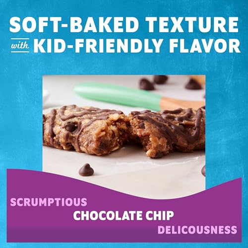 Zbar - Chocolate Chip - Soft-Baked Energy Snack Bars - Non-GMO - 12g Whole Grains - USDA Organic Granola Bars - Snacks for Kids (18 Pack)