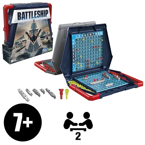 Hasbro Gaming Battleship Classic Board Game | Strategy Games for Kids and Adults | Ages 7+ | 2 Players | Fun Kids Games | Family Games