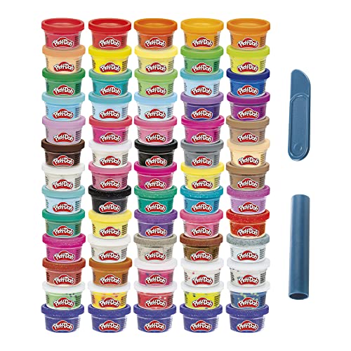Play-Doh Ultimate Color Collection 65-Pack of 1-oz Cans, Includes Sparkle, Confetti & Color Burst, Back to School Classroom Supplies, Preschool Toys, Ages 2+ ( Exclusive)