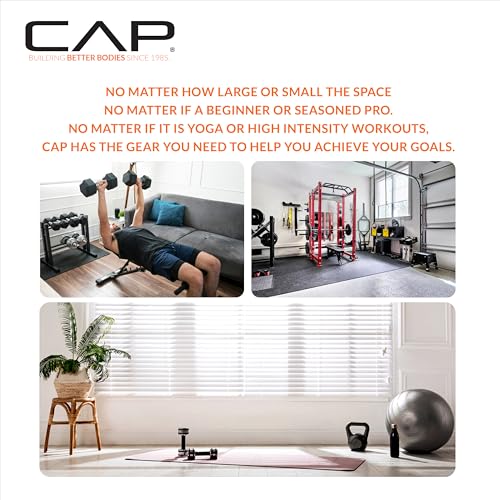 CAP Barbell All Purpose Folding Anti Tear Exercise Training Aerobic Fitness Gym & Gymnastics Balance Mat | Multiple colors