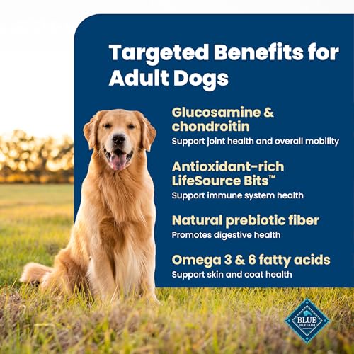 Blue Buffalo Life Protection Formula Beef & Brown Rice Adult Dry Dog Food, Supports Immunity with Antioxidant-Rich LifeSource Bits, Promotes Healthy Muscle Development, Skin & Coat Health, 5 lbs.