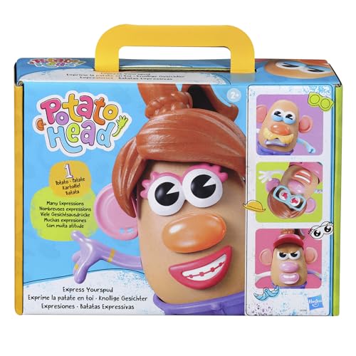 Potato Head Express Yourspud Playset with 1 Potato Body and 32 Accessories, Creative Toddler and Preschool Toys for Boys and Girls 2 Years and Up ( Exclusive)