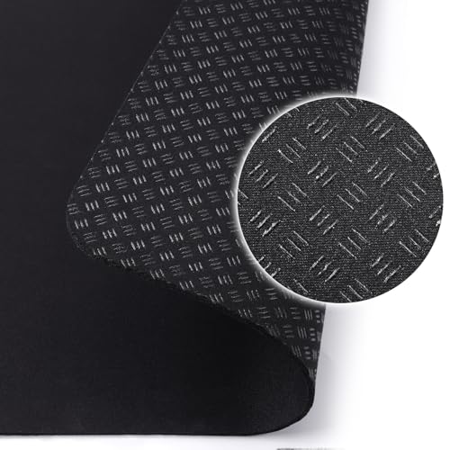 TOBWOLF Non-Slip Workout Mat for Ellipse Leg Exerciser, Ellipse Machine Mat, Exercise Mat for Under Desk Ellipticals, Suitable for Electric Seated Foot Pedal Exerciser, Stability & Floor Protection