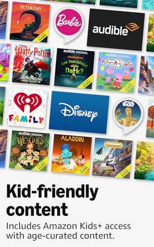 Echo Dot Kids (newest model) - Designed for kids, Designed for Alexa+, parental controls, Includes 1 Year of  Kids+, Stardust