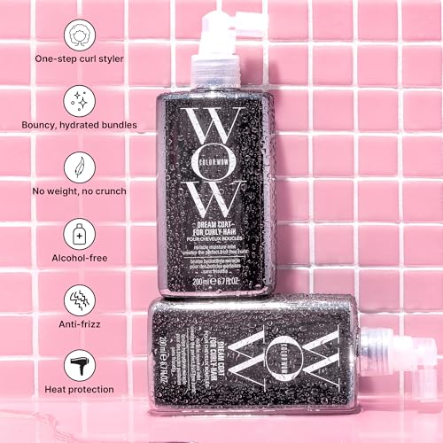 COLOR WOW Dream Coat for Curly Hair – Frizz-Free Curls Made Easy | Moisture-Boosting Spray, Curl-Enhancing Formula
