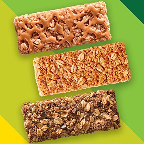 Nature Valley Crunchy Granola Bars, Oats & Honey, Peanut Butter, Oats & Dark Chocolate, Gluten Free, Value Pack, 60 Bars, 44.7 OZ (30 Pouches)