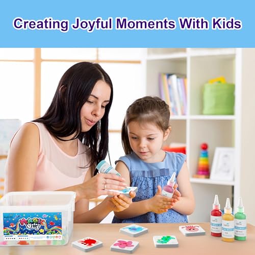 Kiditos Magic Water Elf Toy Kit for Kids, Make Your Own Magic Water Pets, DIY Sensory Craft Kit with 10 Magic Gels & 6 Molds, STEM Science Activity, Party Favors & Birthday Gifts for Kids Ages 3+