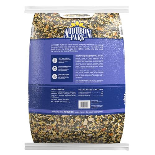 Audubon Park Extreme Variety Wild Bird Seed for Outside Feeders, 15-lb. Bag