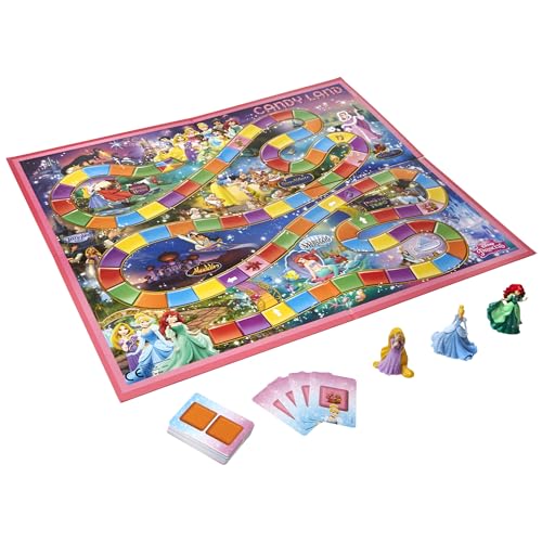 Hasbro Gaming Candy Land Disney Princess Edition Board Game, Preschool Games for 2 to 3 Players, Easter Gifts for Boys and Girls, Family Games for Kids Ages 3 and Up ( Exclusive)